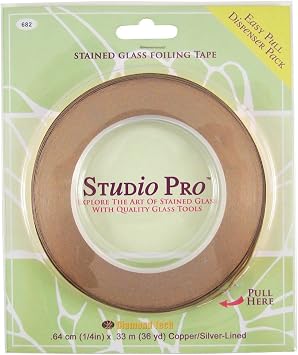 Studio Pro 1/4-Inch Silver Lined Copper Foil