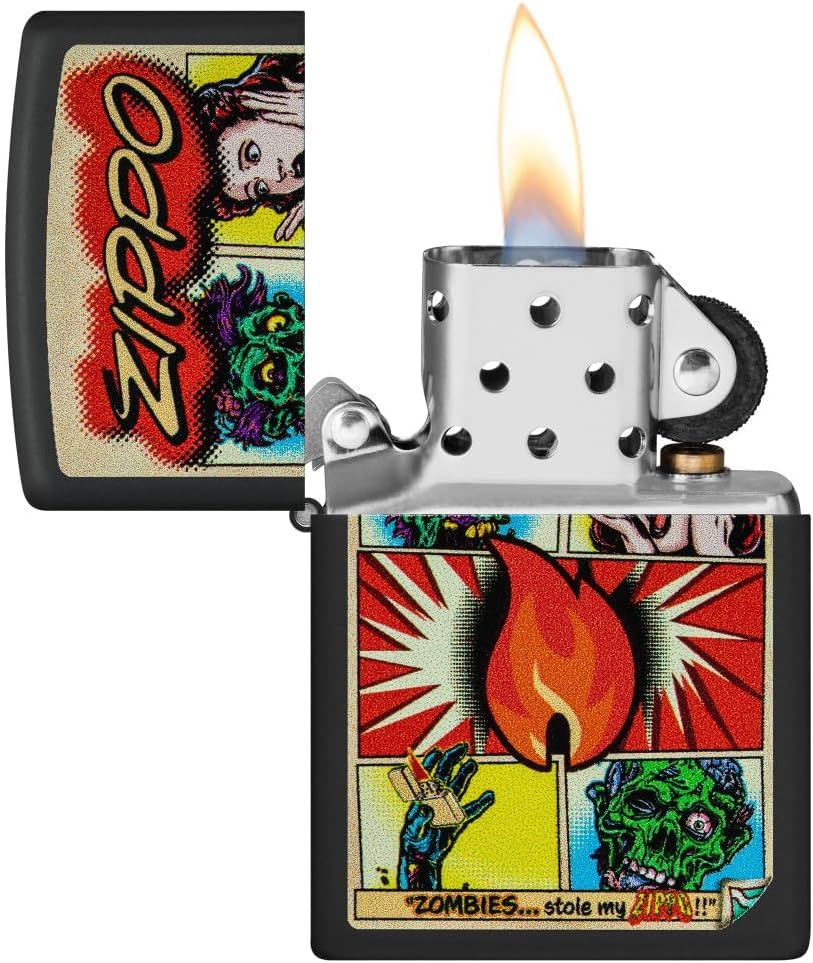 Encendedor Zippo con grabado personalizado diseño zombies miniatura 6