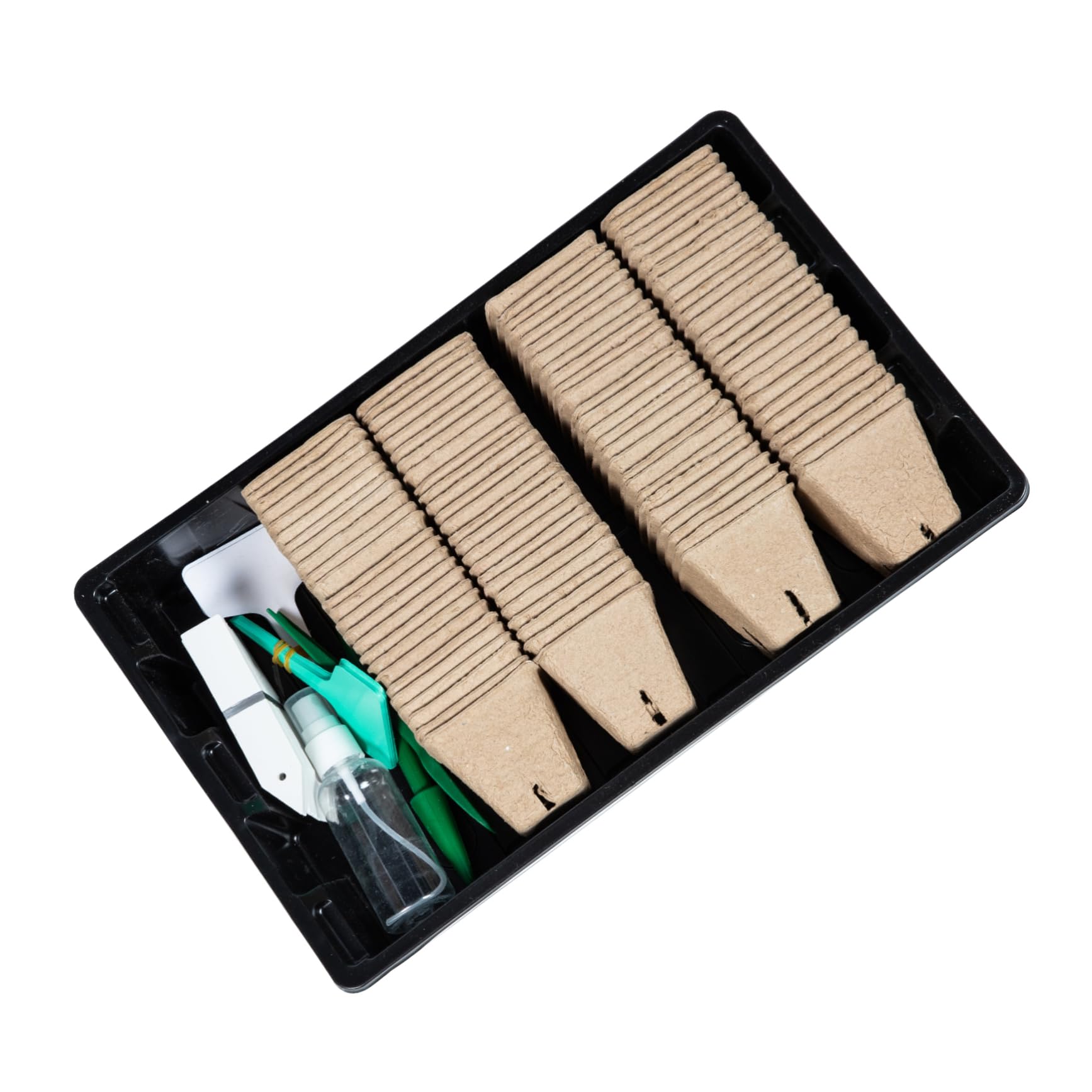 Kisangel Contenitori Di Torba Biodegradabile Per Avvio Di Piante Kit Di Contenitori Per Vivai Vasi Per Principianti Forniture Per Vivai Piccoli Vasi Per Incubazione Di Piante
