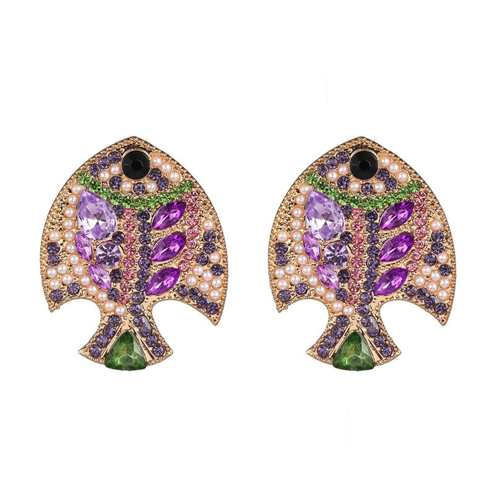 Boucles d'oreilles en argent LLXYWJ avec perle pour vos soirées chic