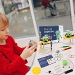 STEM Doodling Robot Kit - 4 Pack Robot Building Toys for Kids 6-8, Educational Science Craft Kits, Classroom Kids Activities & Birthday Gifts for 6 7 8 9 10 Year Old Boys Girls | Robotics Science Building Kits for Kids 8-12, Classroom Activities & Sc