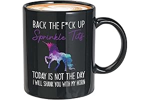 Back the F Up Unicorn Mug: Magical Sarcasm in an Enchanting Cup