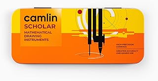 Camlin Kokuyo Scholar Mathematical Drawing Instruments with Pen Pencil …