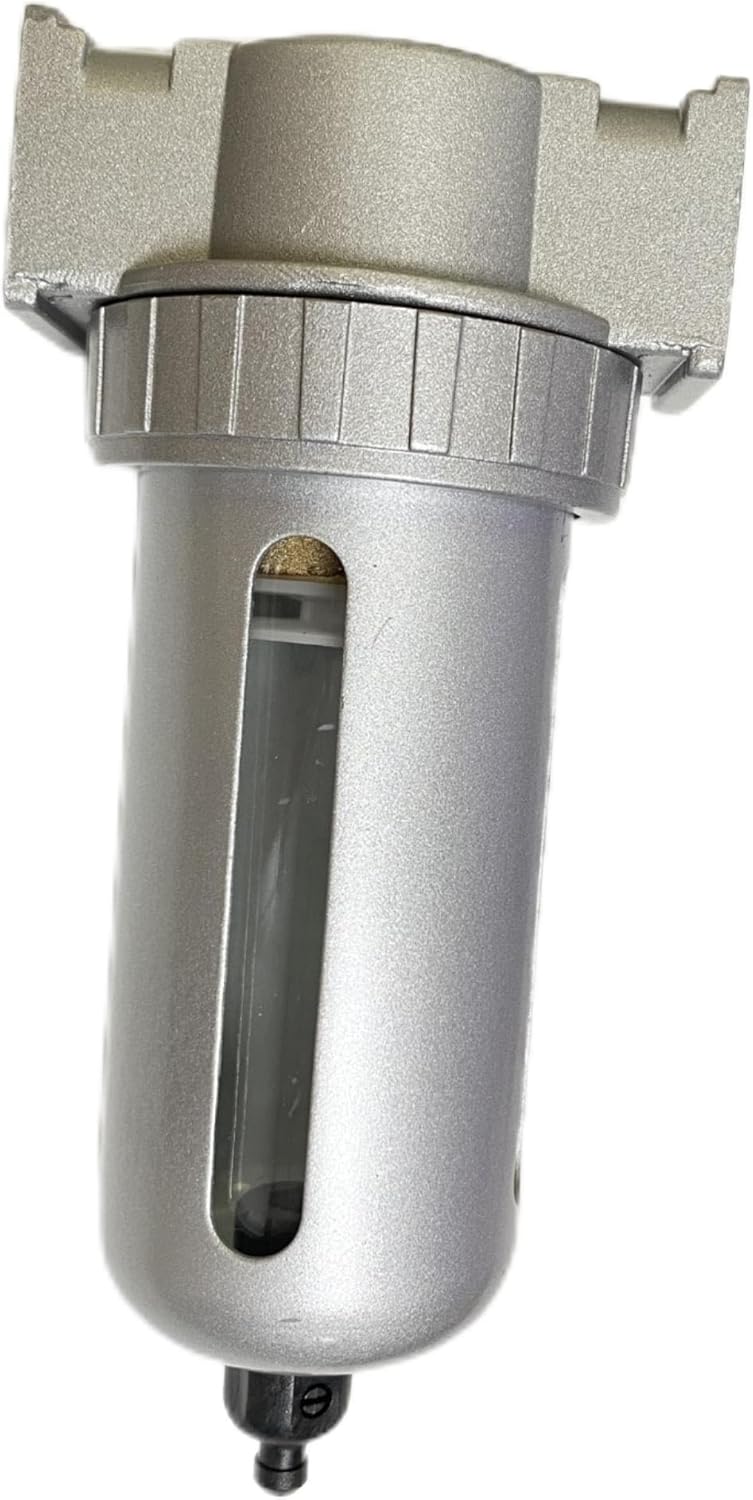 1/2" air compressor water separator Compressor Moisture Trap Filter with Semi-Auto Drain for Cleaner Dryer Compressed Air Lines