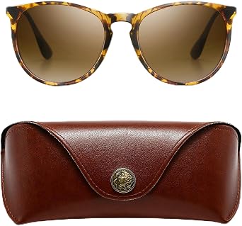 SUNGAIT Vintage Round Sunglasses + CASE