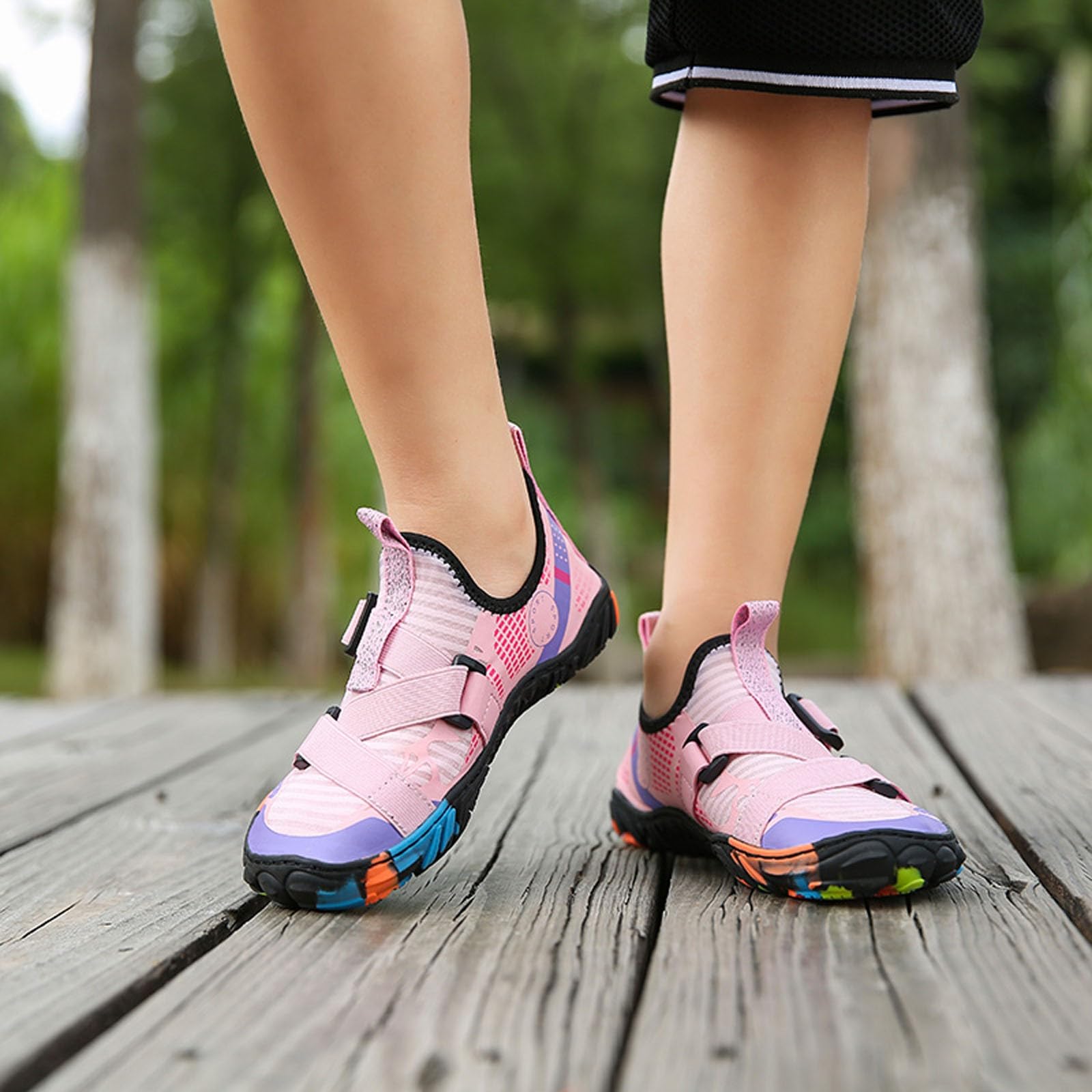 Scarpe Scoglio Bambino Pianta Larga Scarpe Da Trekking Estive Bambina Grounding Shoes Corsa In Tela 23 Scarpette Barefoot Primavera 30 Ragazzo Nere Con Elastico 25 Traspiranti Leggere 26 32