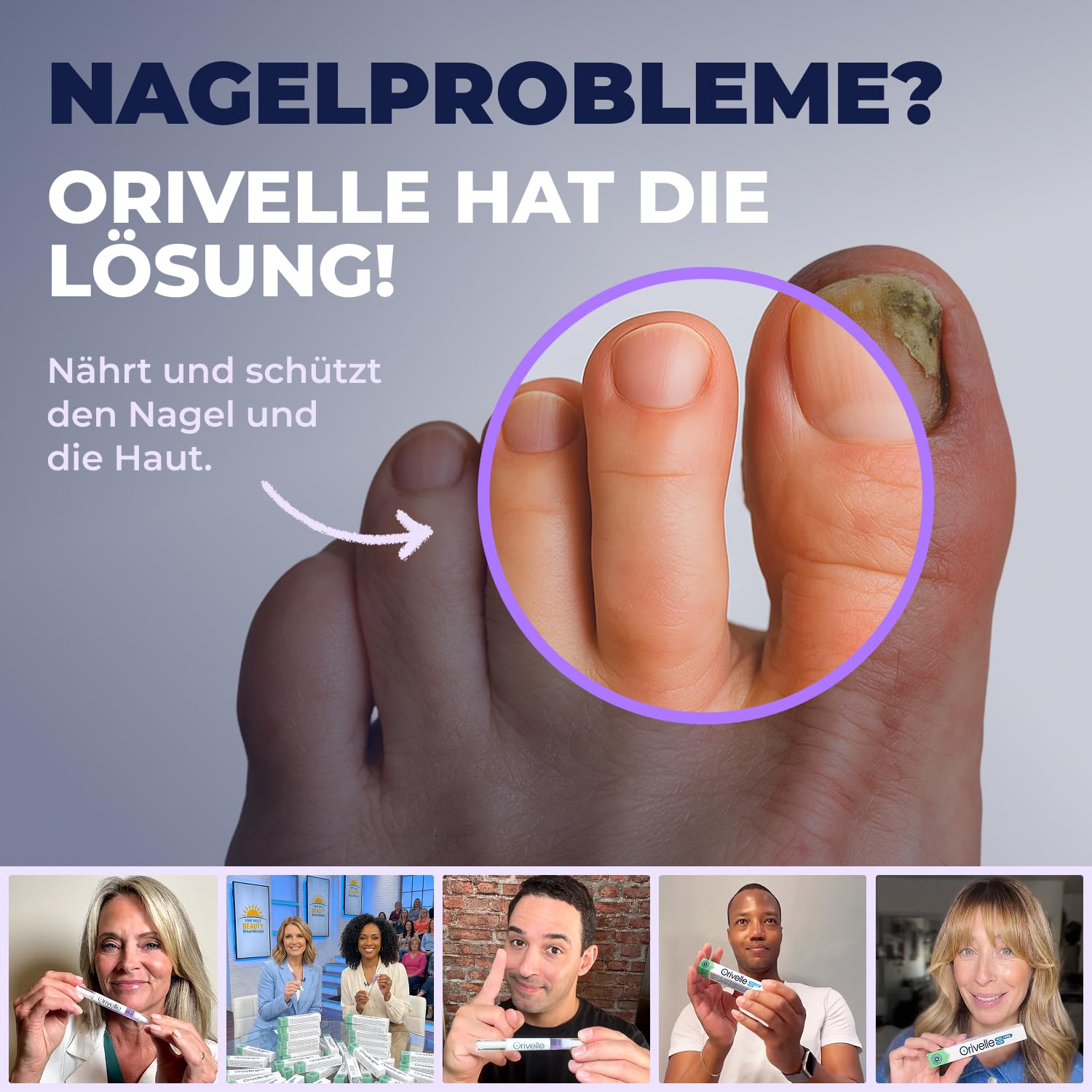 Orivelle Nagelpflegestift – Kosmetische Pflege für Nägel & Nagelhaut | Gepflegtes, optisches Erscheinungsbild | Nagelpflegestift für den täglichen Gebrauch (2er-Pack)