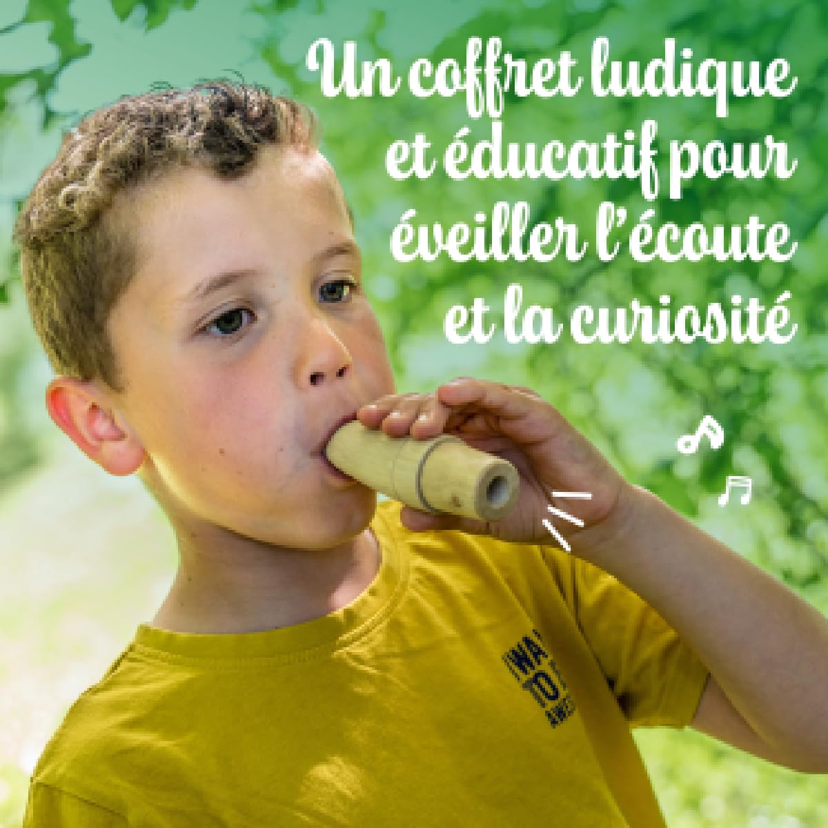 Fuzeau - Coffret De 5 Appeaux En Bois Naturel Pour Oiseaux De Basse-Cour - Reproduction Fidèle Des Sons Animaliers - Ambiance Nature – Dès 4 Ans – Instrument Ludique Et Éducatif - Réf. 78321