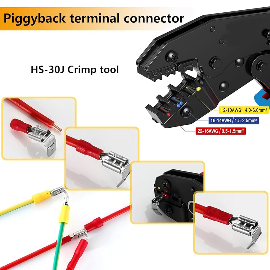 バッグ LIDAIRPEAKS 2 TONE SWITCHPACK yellow smseace 50 PCS Red Blue and Yellow Terminals 22-16/16-14/12
