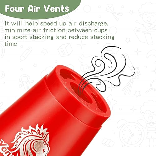 Miniatura 4 de Libima Juego de 48 tazas deportivas apilables, juegos clásicos, juego de entrenamiento de velocidad para niños y niñas, adultos, fiesta familiar,