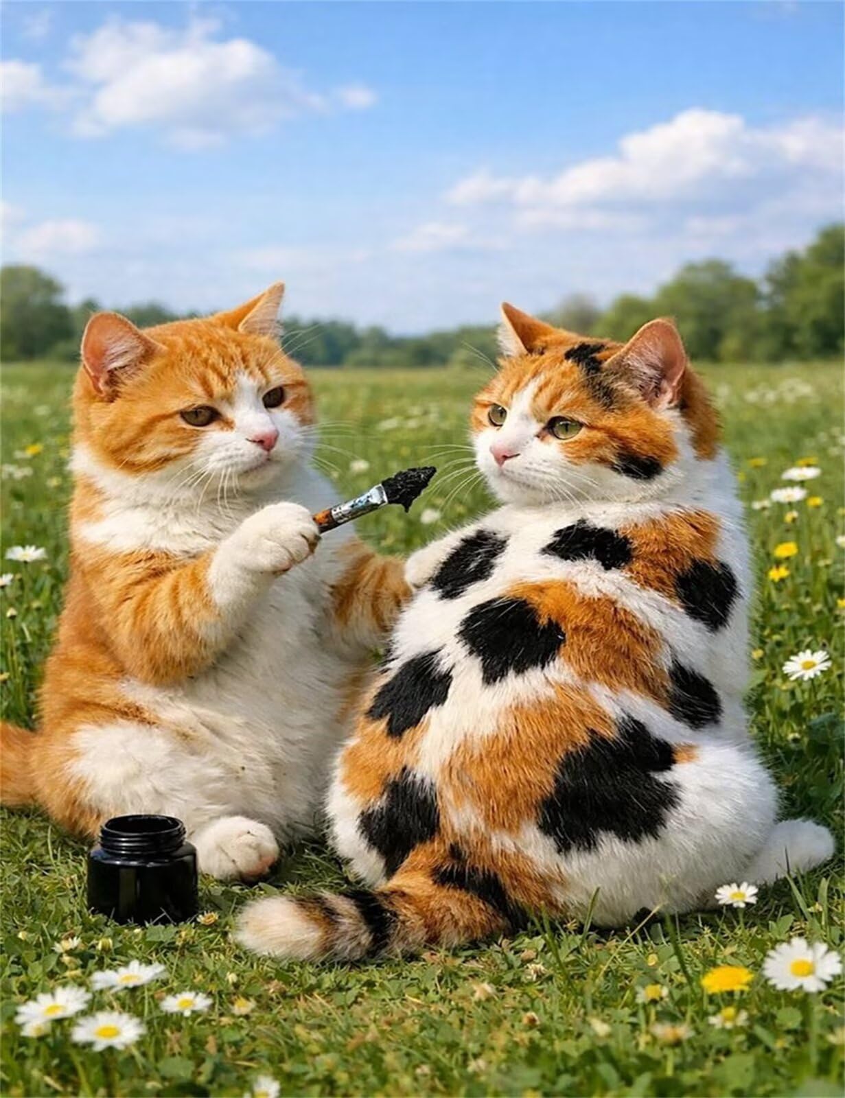 Puzzle 1200 Pezzi Animali Gatti Puzzle per Adulti, Difficile e Sfidante con Poster Idea Regalo per Appassionati Puzzle Classici