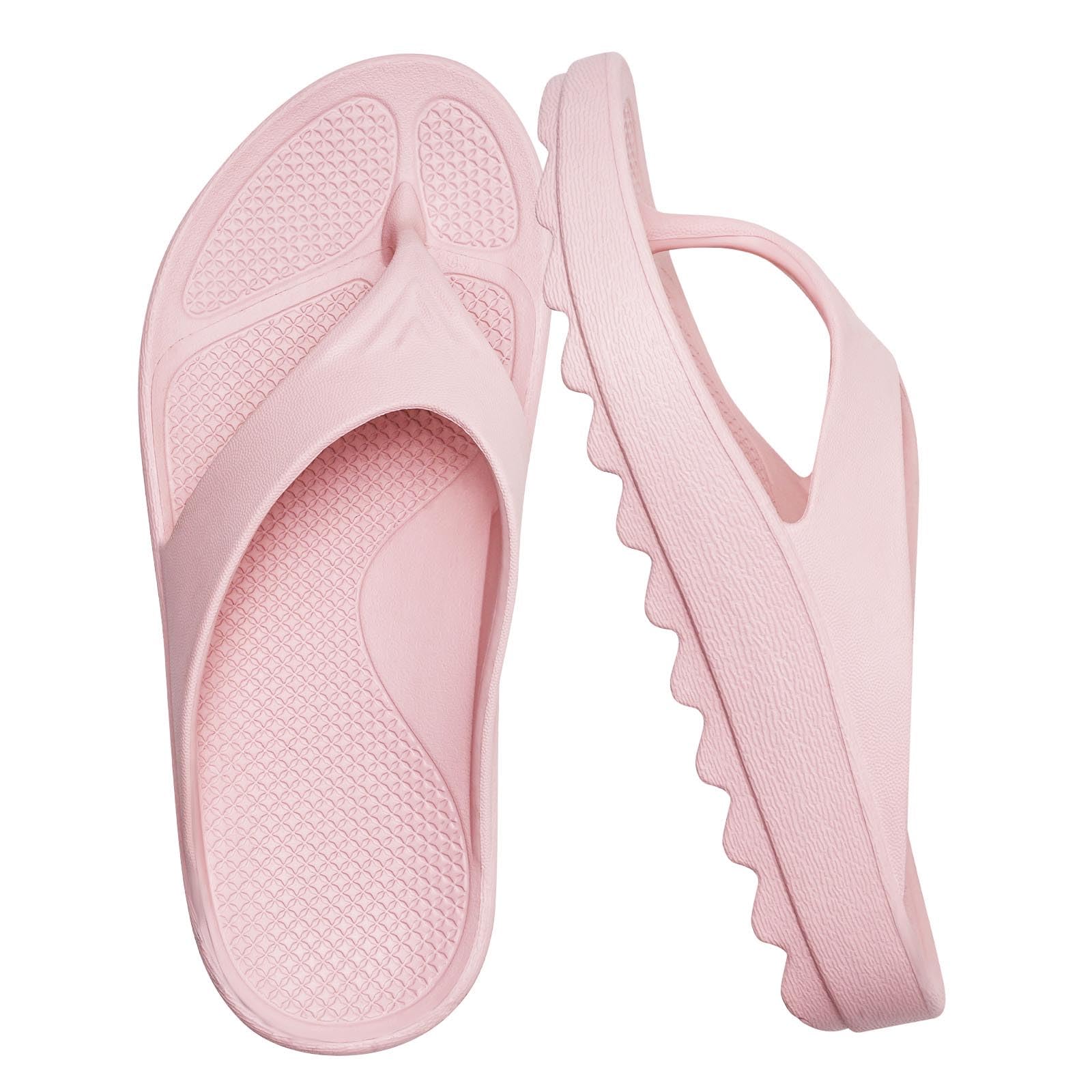 VIVASUN Flip Flops Damen Badelatschen Mittelfußstütze Zehentrenner Sandalen Komfortable Badeschuhe Rutschfest Badeschlappen Orthopädische Sandalen mit Fußgewölbestütze