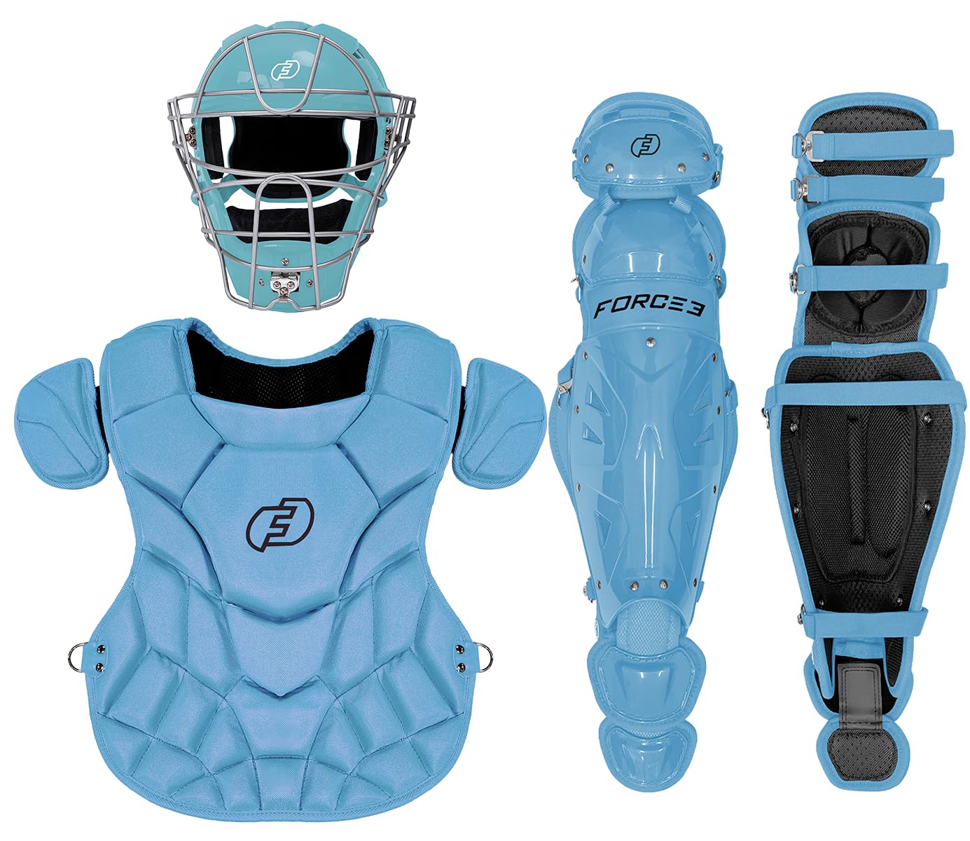 FORCE3 Defender Catchers Set | Meets NOCSAE