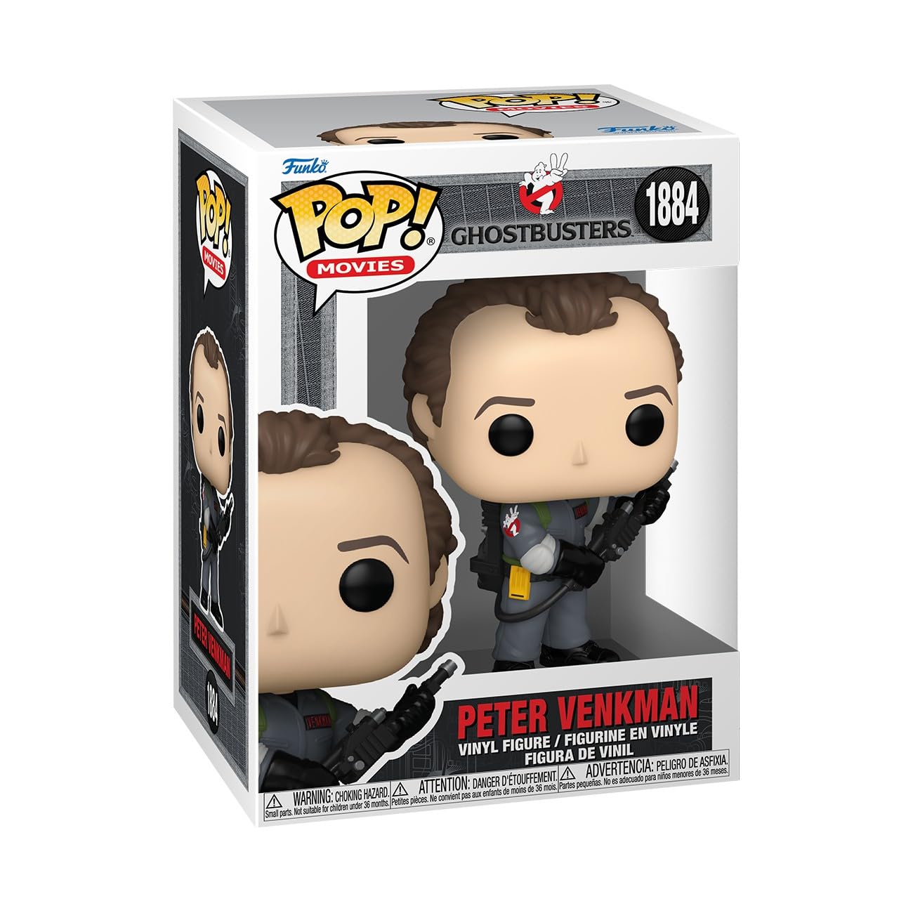Funko Pop! Movies: Ghostbusters II, Dr. Peter Venkman, Ghostbusters 2, Collectable Vinyl Figure, Gift Idea