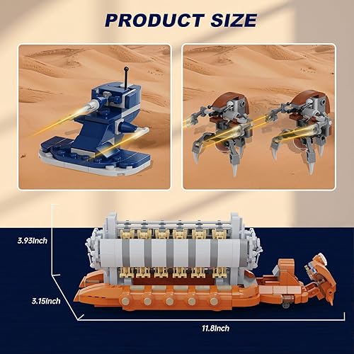 Miniatura 2 de Battle Soldiers Troop Carrier, juego de construcción de manualidades de ataque de pelotón, figuras de acción del ejército de batalla, impresionante