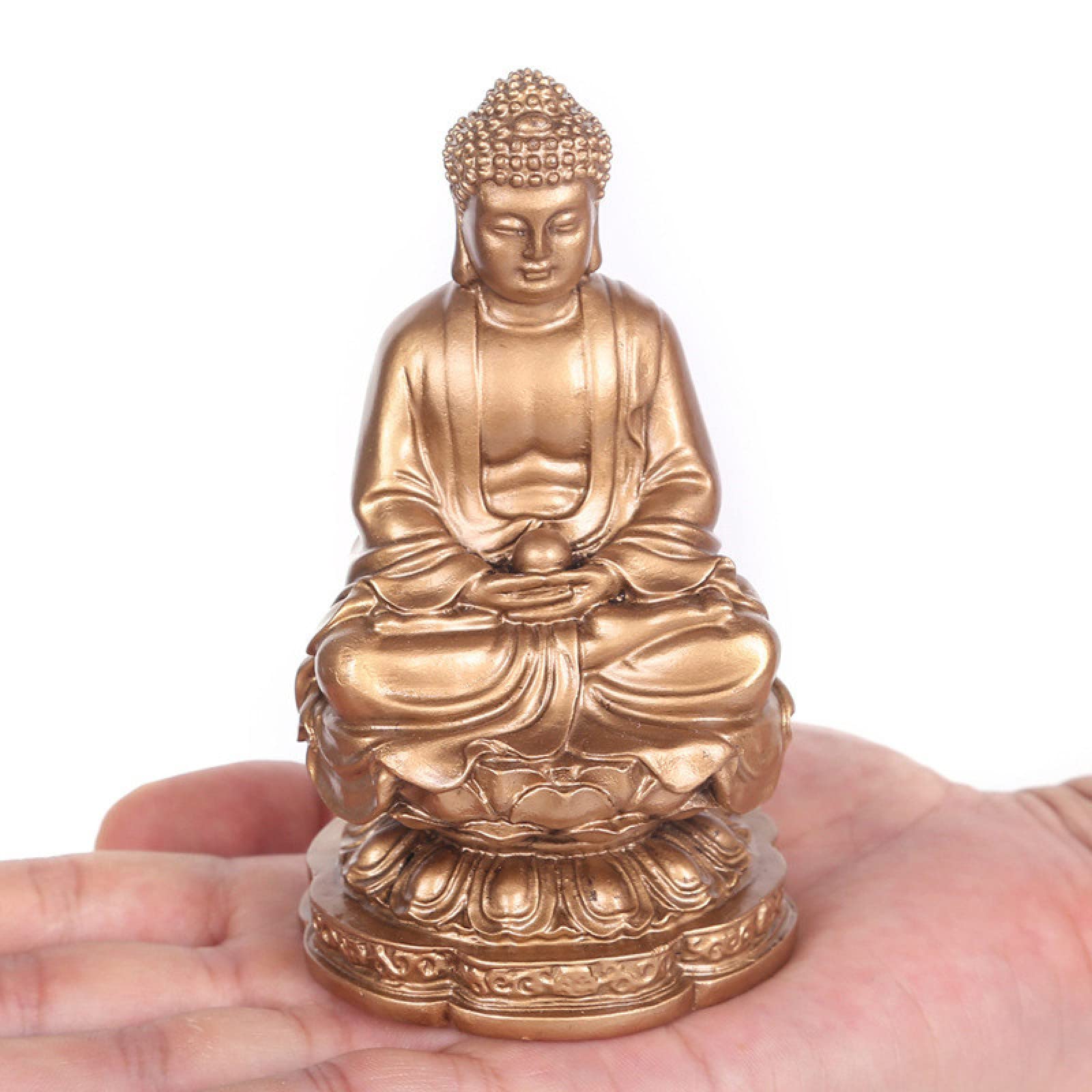 Petite statue de Bouddha en résine pour harmoniser un petit espace