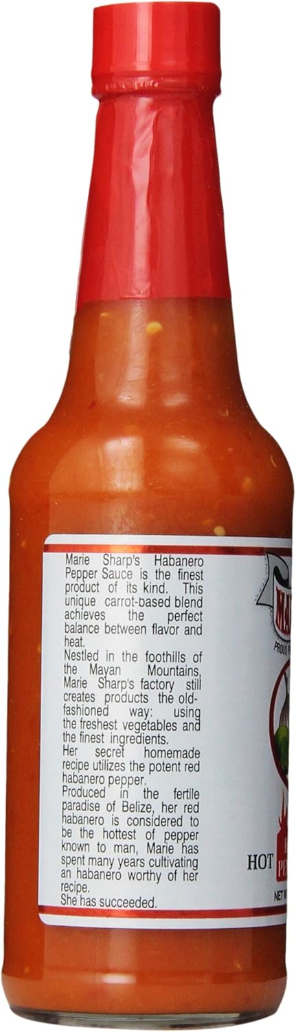 Marie Sharp's Original Hot Habanero Pepper Sauce, 10 oz