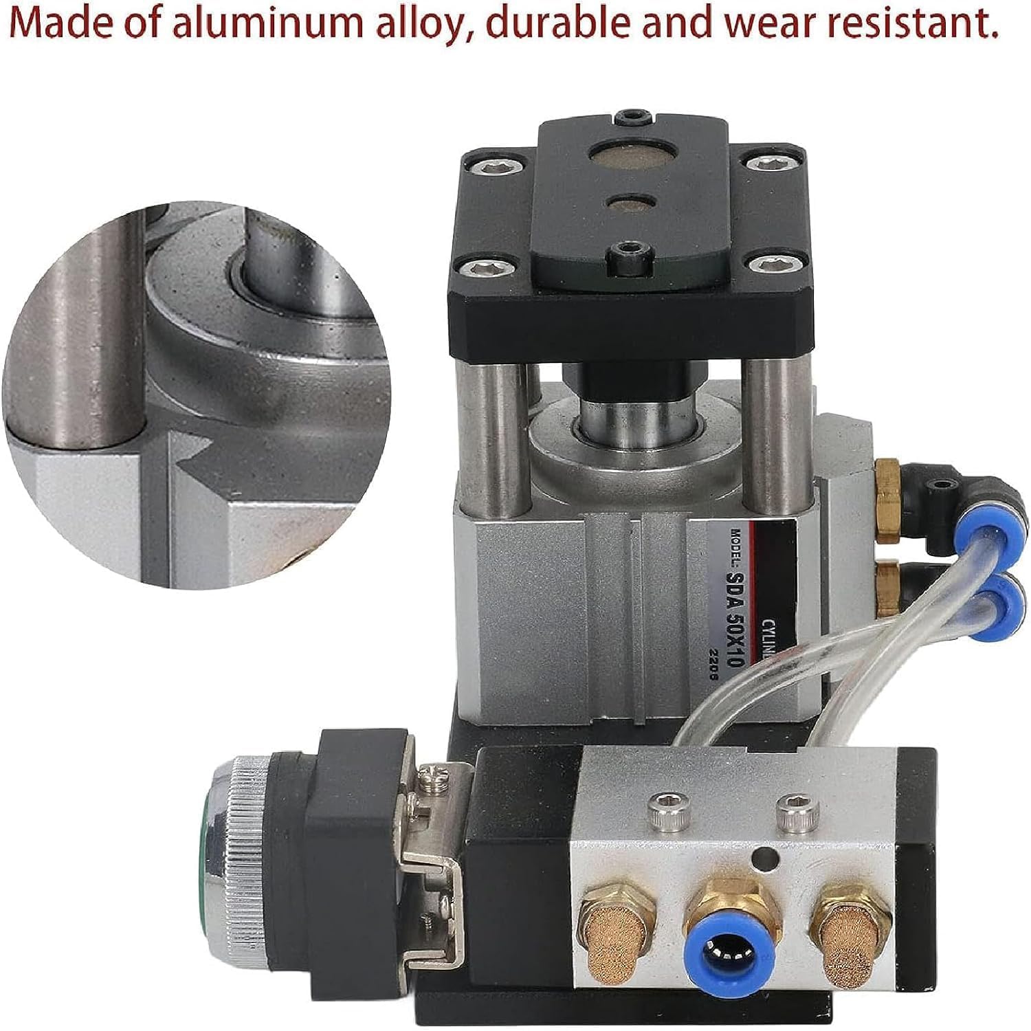 Máquina Canteadora, Perforadora De Cantos, Punzonadora De Cantos De Aleación De Aluminio De 8 Mm Y 15 Mm, Presión De Aire De 0,4 A 0,6 Mpa, Diámetro Del Tubo De Entrada De 8 Mm, Para Proyectos De