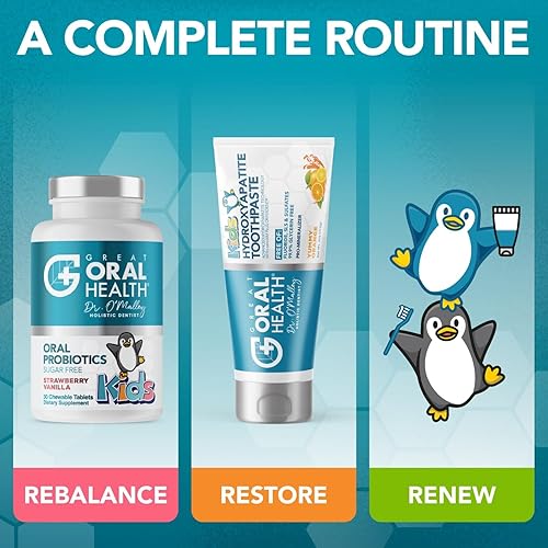 Miniatura 7 de Probióticos orales para niños, probiótico para el cuidado bucal para niños, suplemento de prevención de la caries y tratamiento del mal aliento