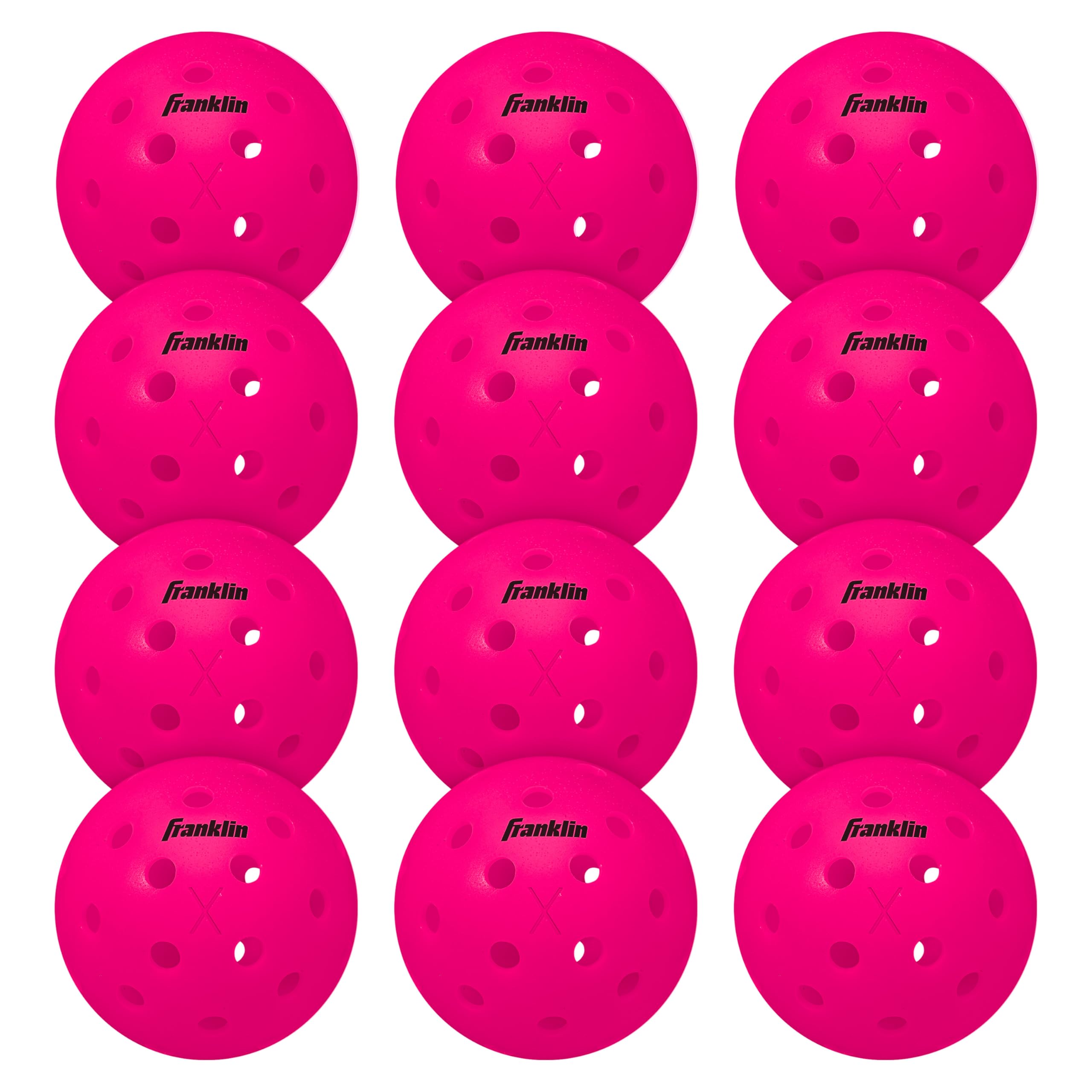 Franklin Sports X-40 Outdoor Pickleballs - USA Pickleball (USAPA) Approved Pickleball Balls - Official US Open Ball