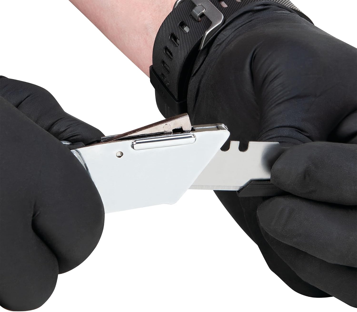 Performance Tool W12113 Folding Utility Knife - Heavy Duty Box Cutter with Quick Blade Release for Home, Office, and Outdoor Use