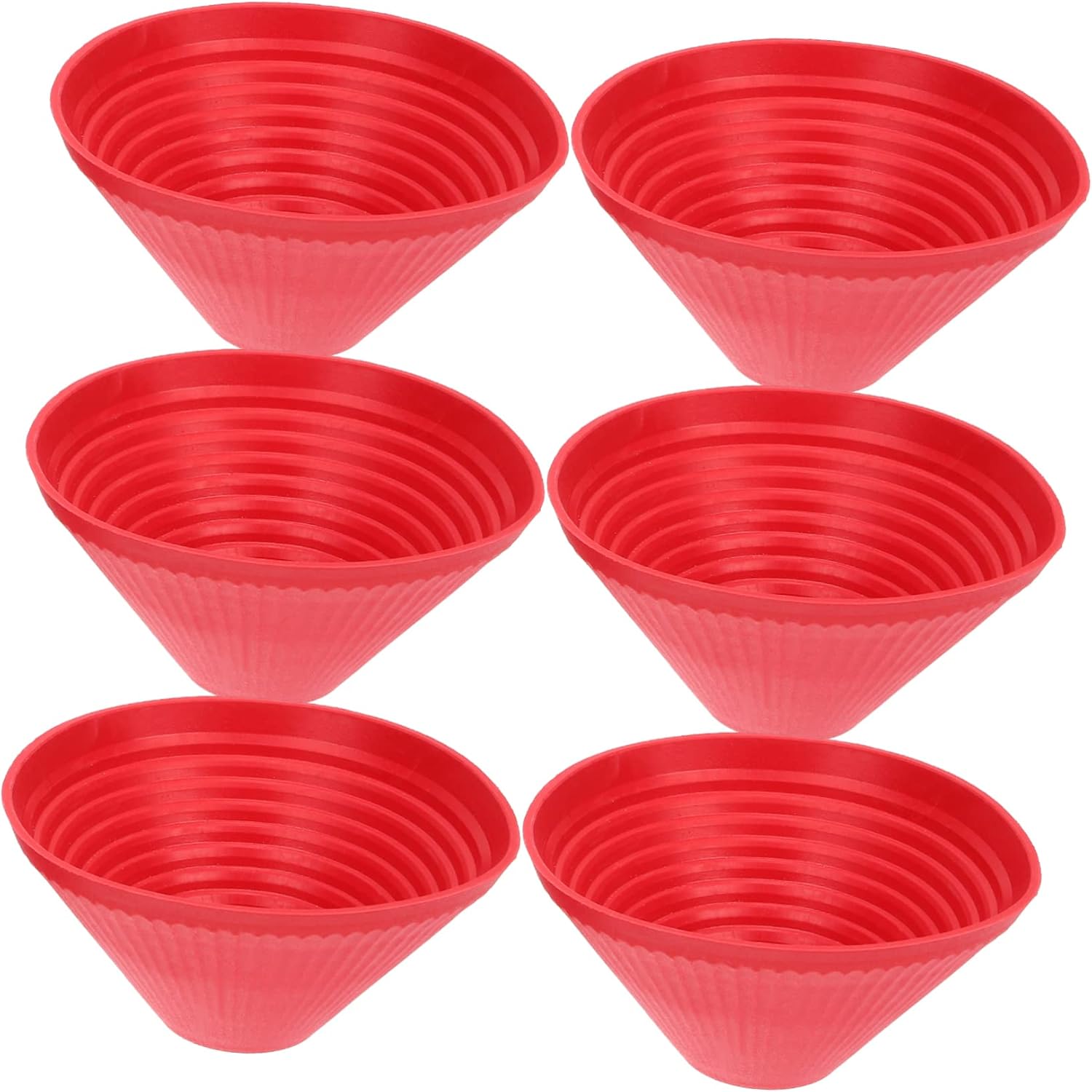 6pcs Rubber Bottle Opener Jar Opener Gripper Cone Jar Openers Rubber Jar Gripper Jar Opener for Seniors with Electric Jar Opener Grab Handle Lid Opener Pickle Grasp