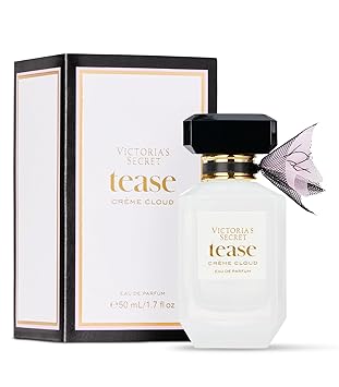 Victorias Secret Tease Creme Cloud Eau de Parfum, Notes of Vanilla Meringue, Santal Flower & Sheer Amber, Perfumes for Women 1.7 oz