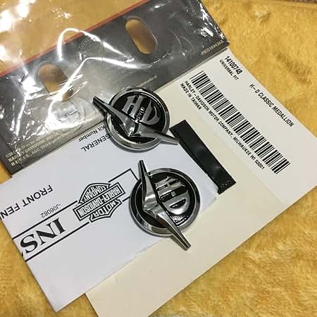 Amazon.com: Emblem Medallion Logo Compatible for Harley Davidson