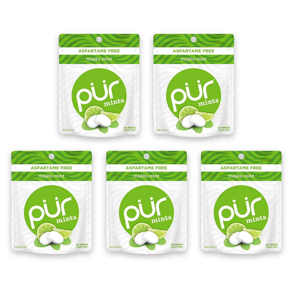 Buy PUR 100 Xylitol Breath Mints, Mojito Lime Mint, 20 Count (Pack of