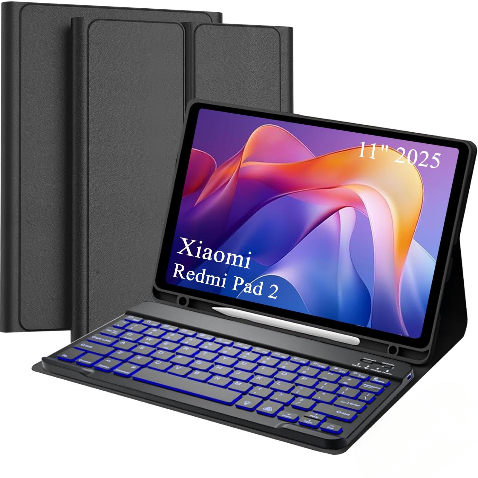 Amazon.com: KSLITKRAFT Keyboard Case for Xiaomi Redmi Pad 2 11