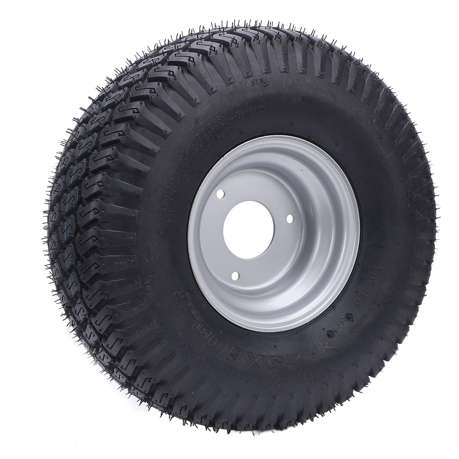 Ejoyous 6-calowy traktor trawnikowy zestaw opon i przednich kół 15 x 6,00-6 zapasowych kół z zaawansowaną technologią trakcji do traktorów trawnikowych Kosiarki