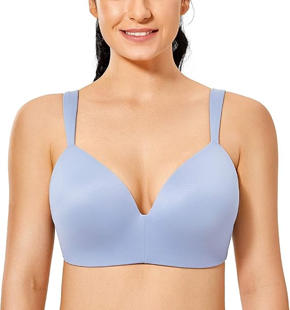 Amazon Aisilin ブラジャー 大きいサイズ ノンワイヤー Tシャツブラ 女性下着 モールドカップ ブラジャー 通販