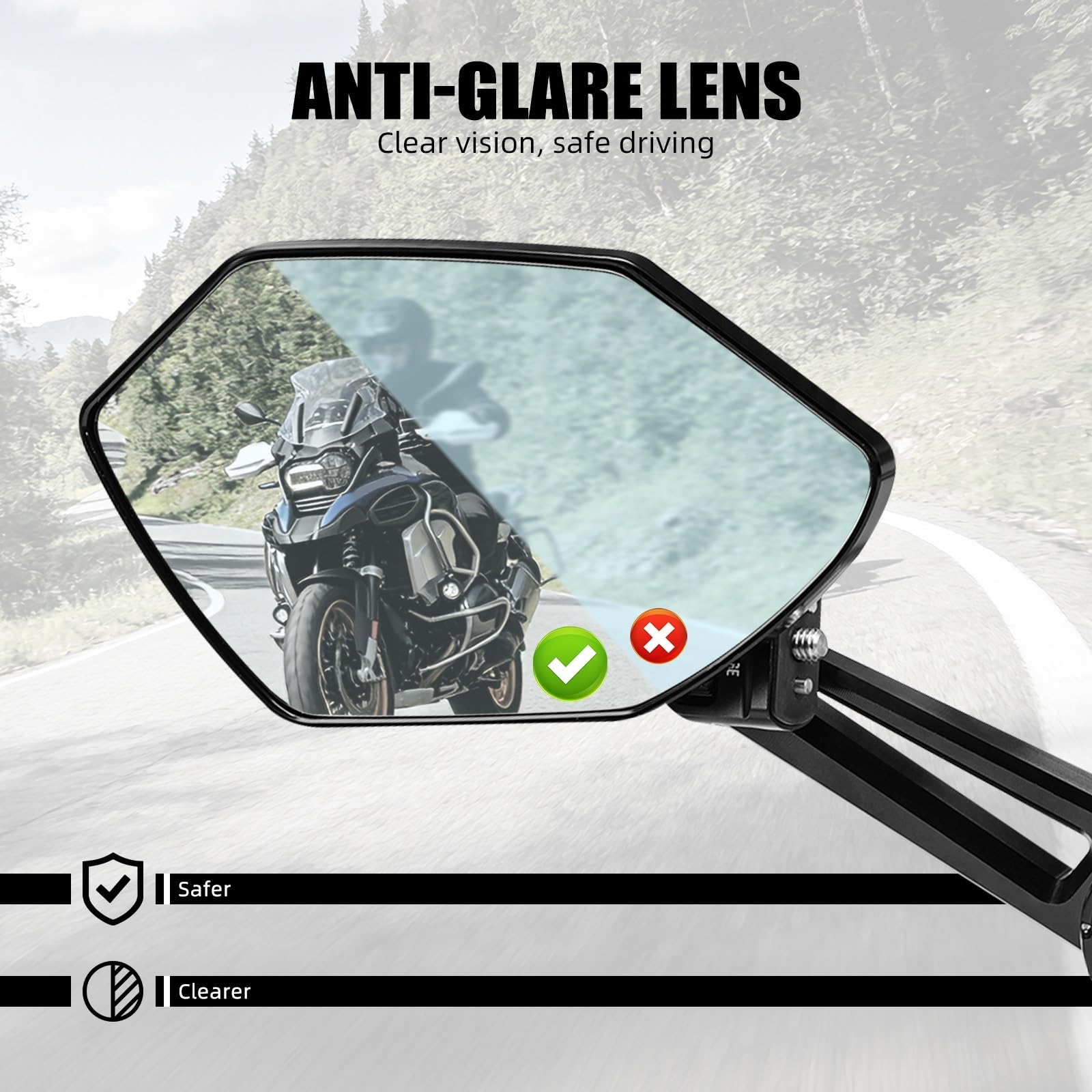 Motocyklowe Lusterka Wsteczne Do R1300GS R1250GS R1200GS ADV F650GS F800GS F850GS
