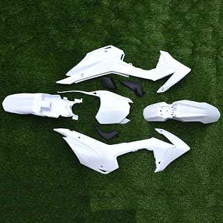 CRF110 Plastic Fairing Kit, Motorcycle Fender Cover Fits for CRF 110 2013 2014 2015 Dirt Pit Bike Motocross Off Road Motorcycle (white)