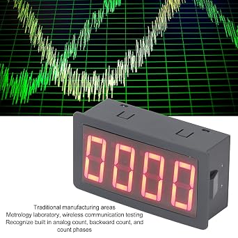 Intelligent Frequency Meter Frequency Counter Meter Optional Speed DC824V for Laboratory