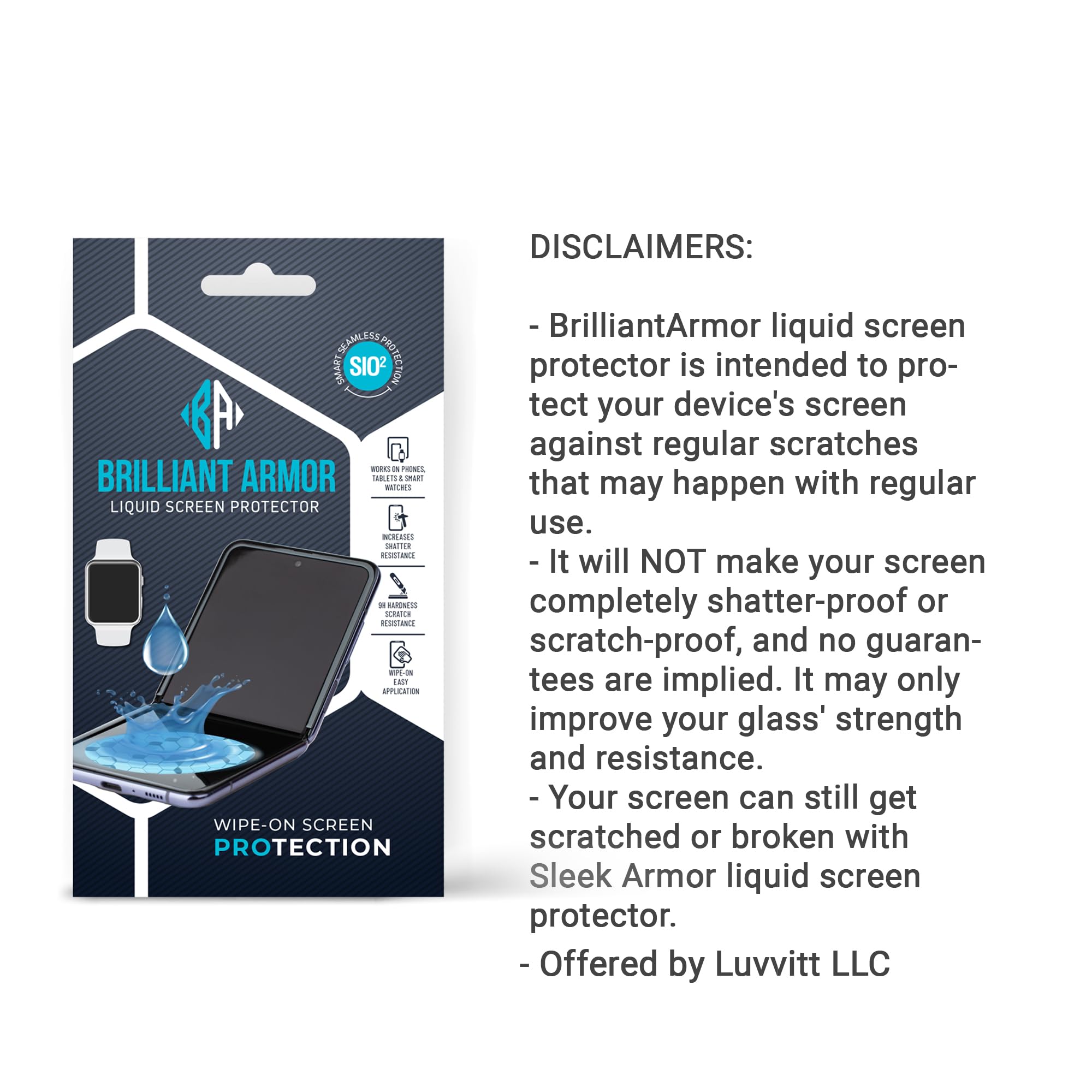 Protector de pantalla de vidrio líquido, resistente a arañazos y roturas, nano protección para todos los teléfonos, tabletas, relojes inteligentes, universal