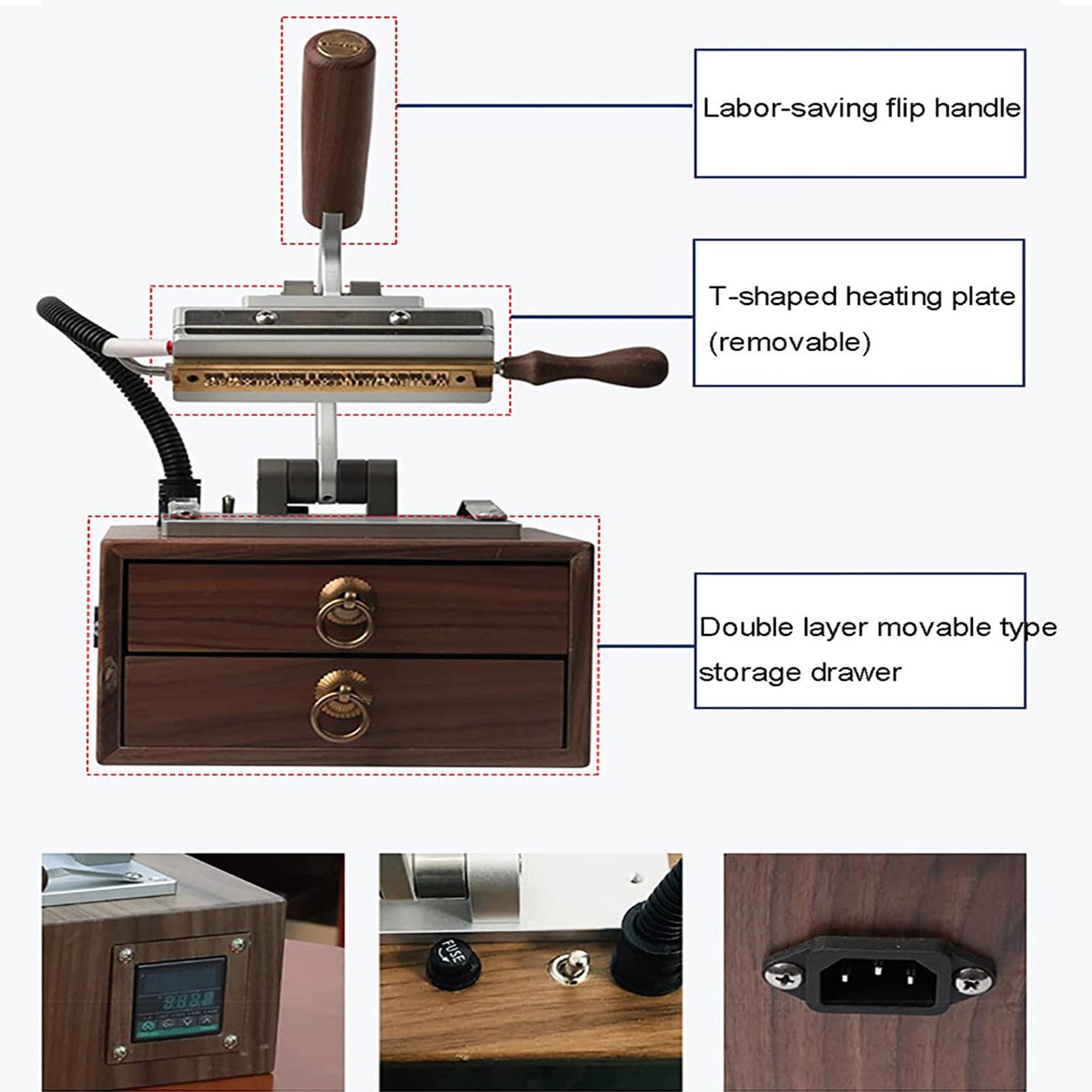Amazon.com: ZXSYYDS Multi-Function Logo Embossing Machine