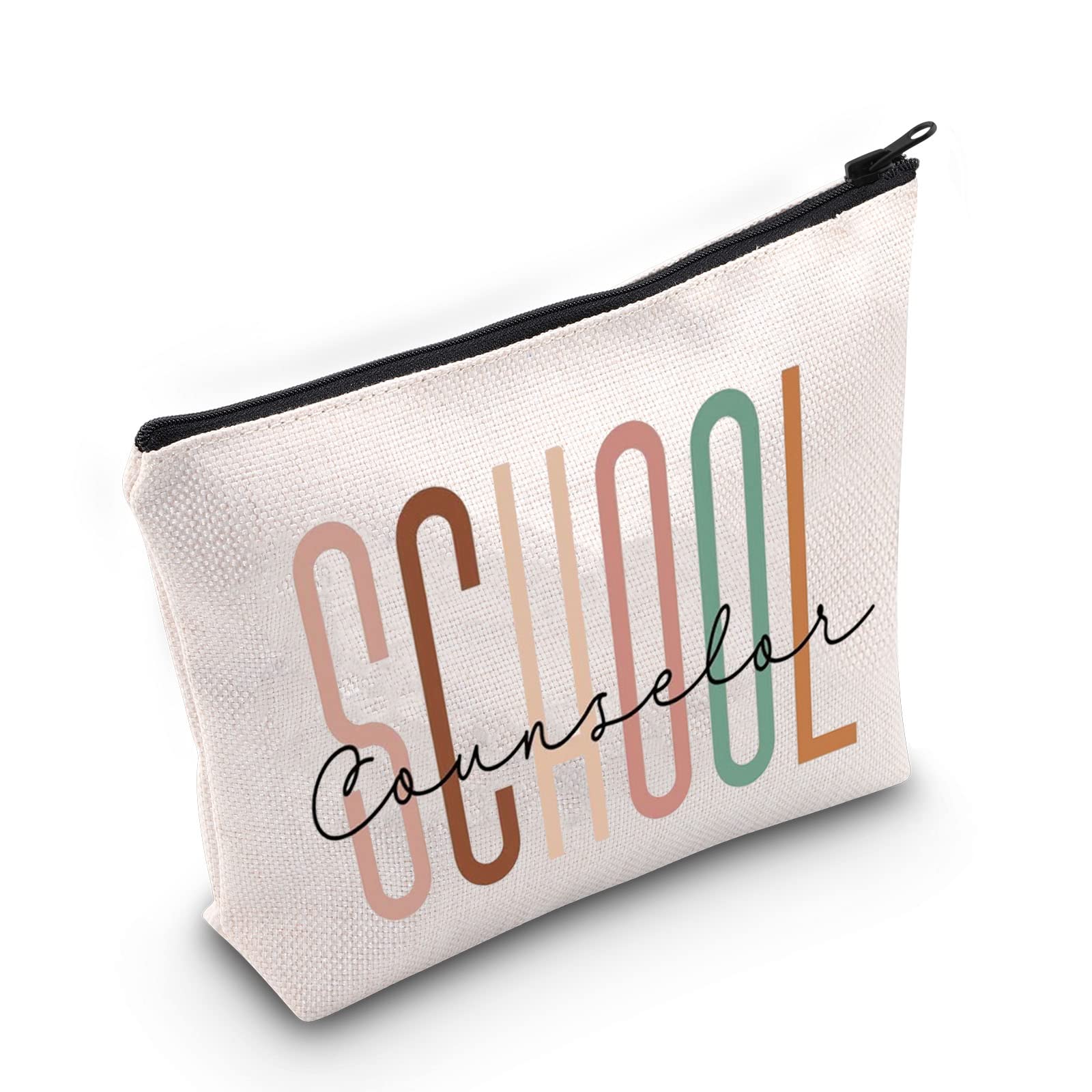 BLUPARK Counselor Makeup Bag Counselor Gifts for Women Teacher Gifts Teacher Thank you Gifts Counselor Gifts (School Counselor)