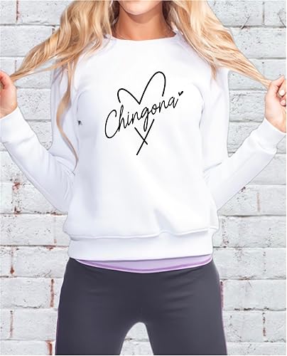 Miniatura 2 de Chingona Parches Para Hierro Adhesivos Transferencias Letras Apliques Para Camisetas Ropa De Tela  Citas Divertidas Español