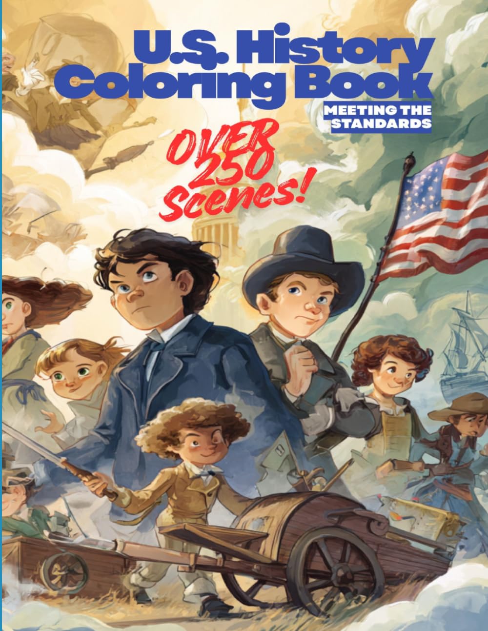 U.S. History Coloring Book: Meeting the Standards