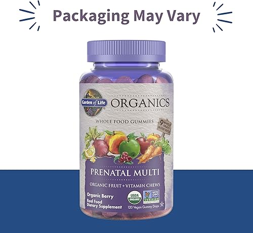 Miniatura 2 de Jardín de vida Gummy Vitamina mykind Organics Gummy para mujer Multivitamínico Prenatal 120unidades Frutas orgánico certificado Chews