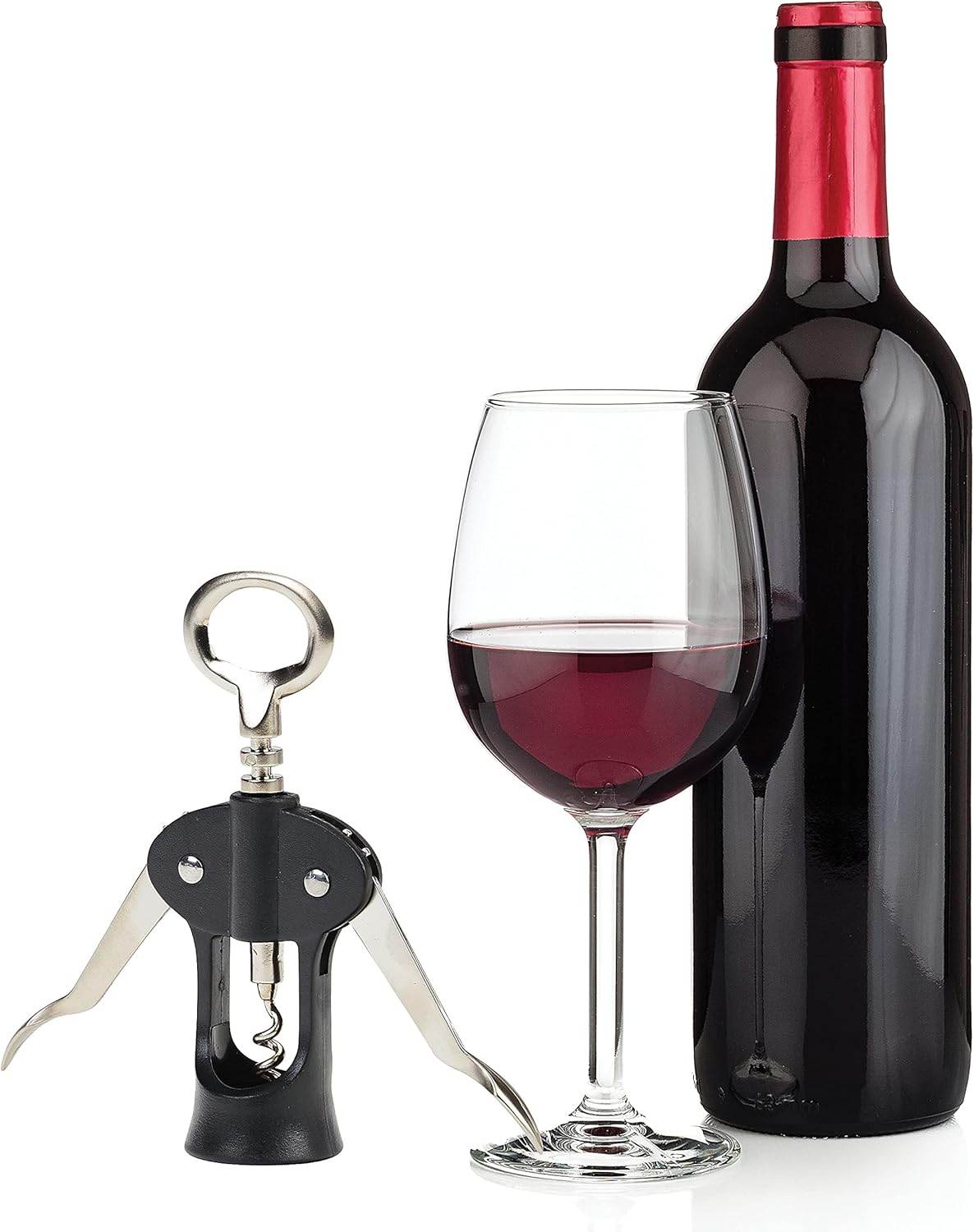 Progressive Black/Silver Cork Remover Chrome/Plastic