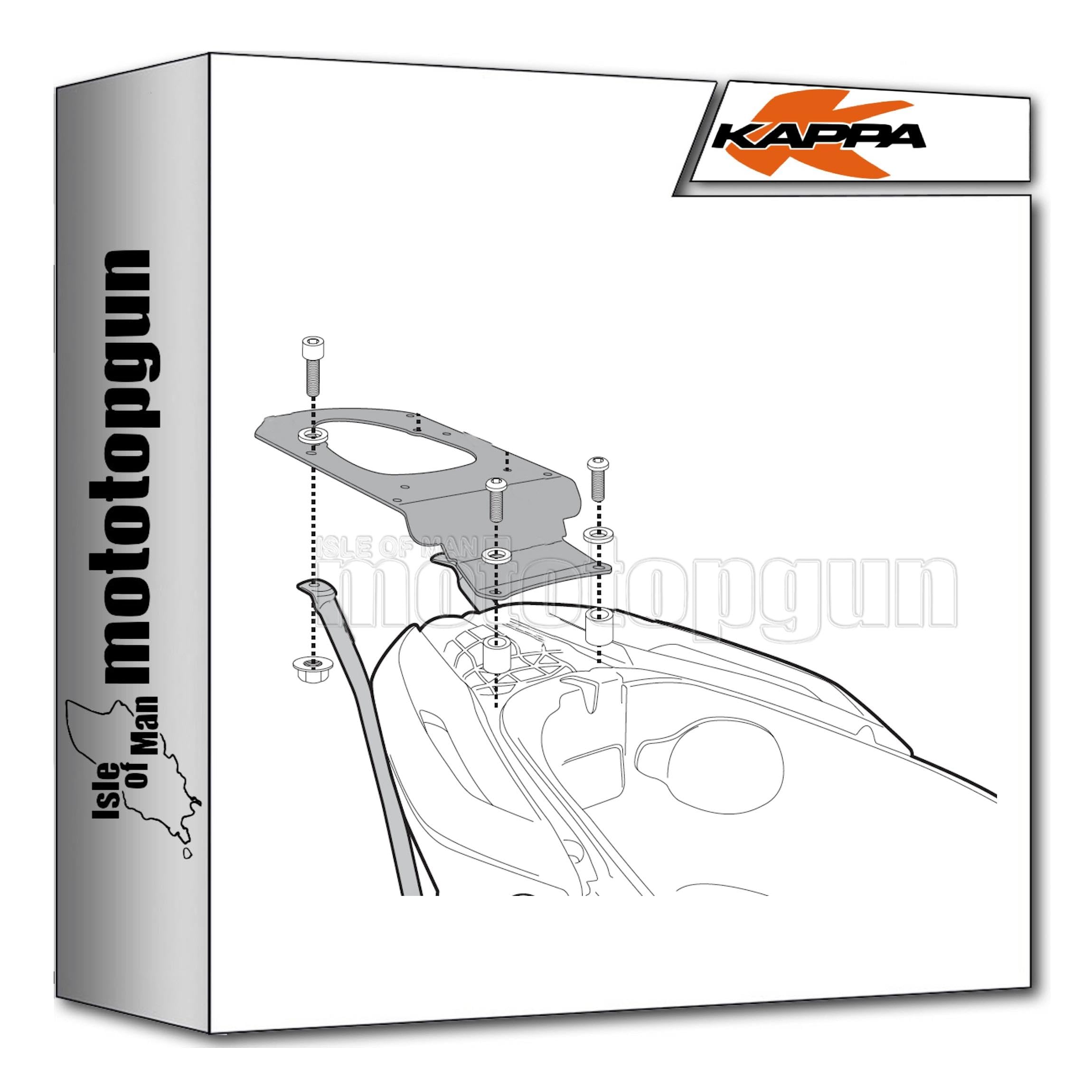 Fixer un Top Case sans Vibrations avec le Support Kappa KR5600M Piaggio MP3 Yourban