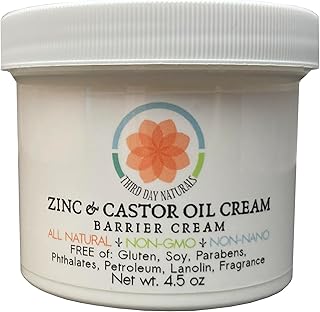 Crema de zinc y aceite de ricino - Crema de b...