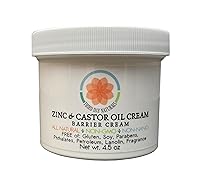 Vista 1 de Zinc and Castor Oil Cream – Non-Nano and Non-Gmo Barrier Cream 4.5 oz