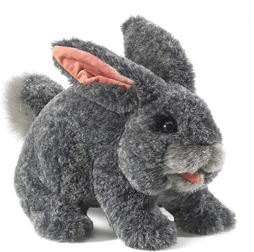 Folkmanis Marioneta de mano de conejo gris, 1 ea