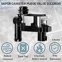 Vista 2 de Válvula solenoide de purga de recipiente de vapor Control de purga Válvula solenoide de vacío Válvula de cierre de recipiente de vapor Reemplaza #