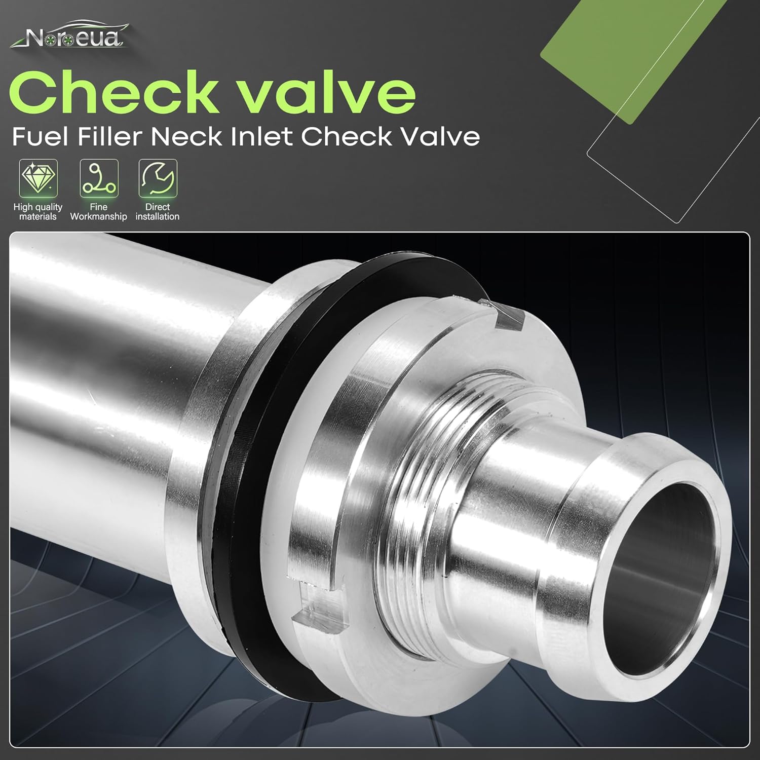 Fuel Filler Neck Inlet Check Valve Compatible with Chevy SSR 2003-2004, Chevrolet Trailblazer & GMC Envoy 2002-2004 – Durable, Leak-Proof, Easy Install Replacement Number #577-106