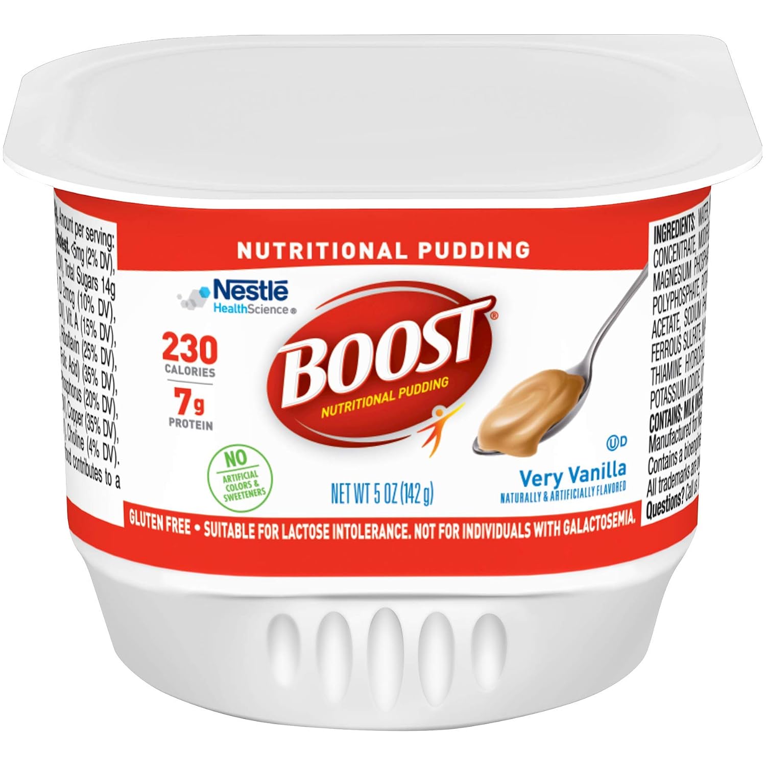 Boost Nutritional Pudding - No Artificial Colors or Sweeteners, Gluten Free (Vanilla)