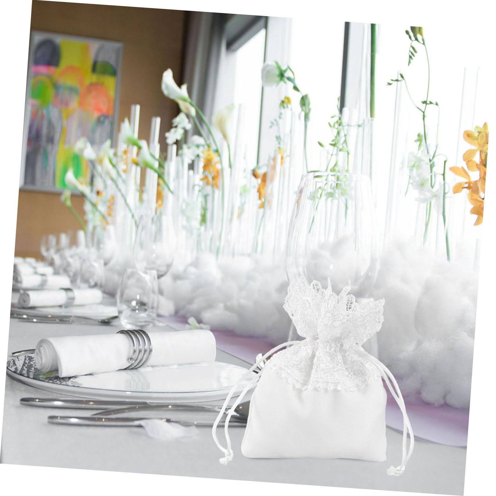 Alipis 18piezas Bolsas De Para Bodas Elegantes Bolsitas De Organza Para Dulces Empaque Creativo Para Fiestas y Celebraciones
